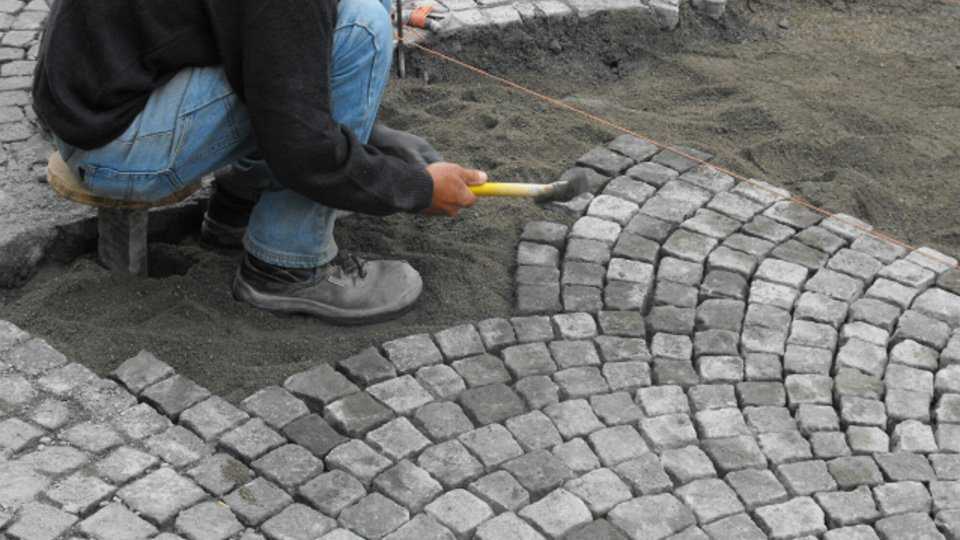Способы укладки тротуарной плитки