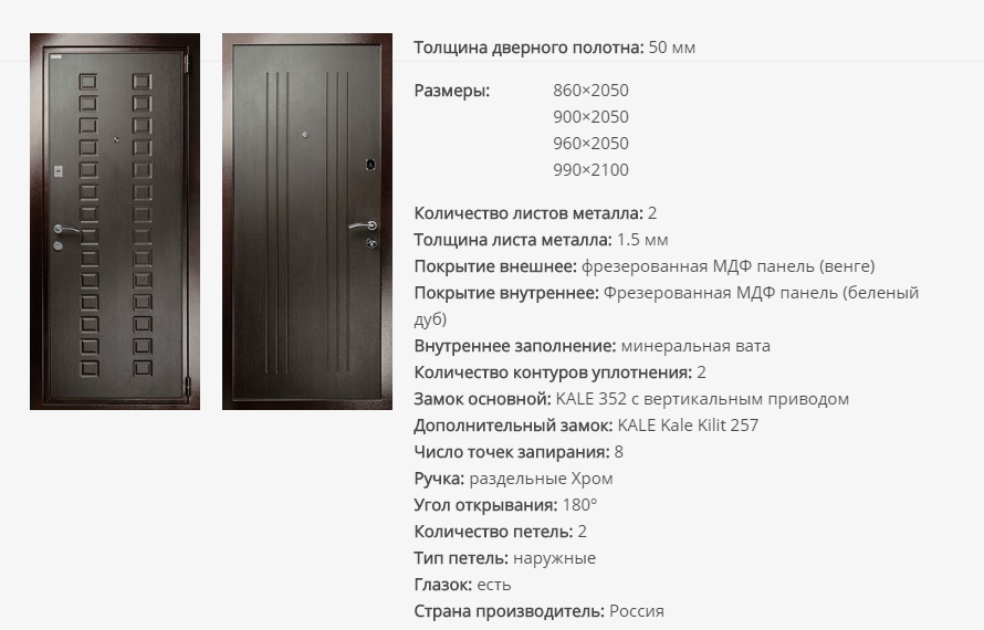 Размеры межкомнатных дверей с коробкой: таблица стандартных размеров