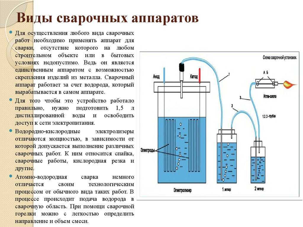 Водородная сварка своими руками: что такое и технология применения