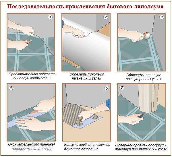 Инструменты для укладки линолеума