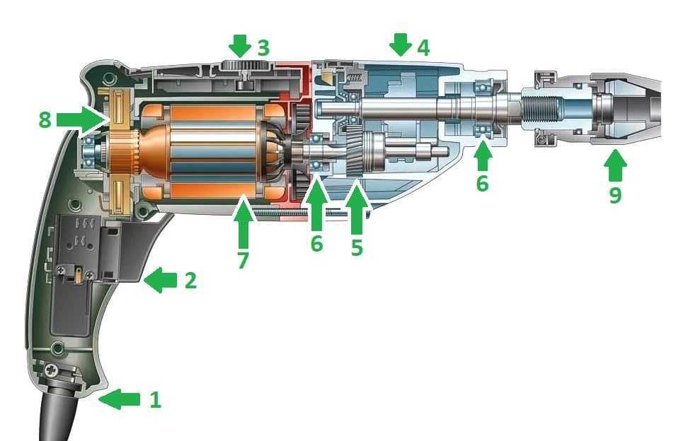 Как смазать и собрать перфоратор makita 2450 и 2470