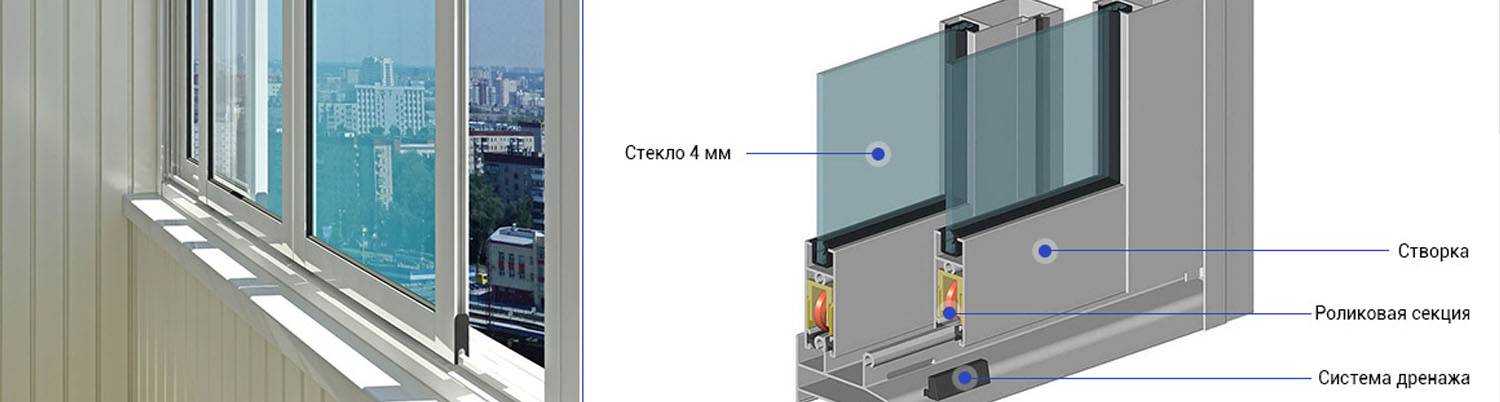 Как собрать алюминиевое раздвижное окно