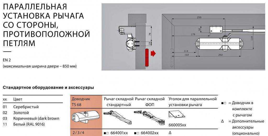 Пошаговый план установки доводчика на любую дверь