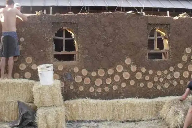 Саманный дом из глины и соломы своими руками