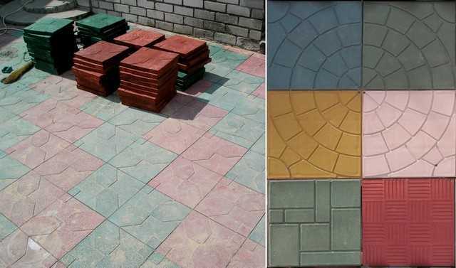Укладка полимерпесчаной плитки