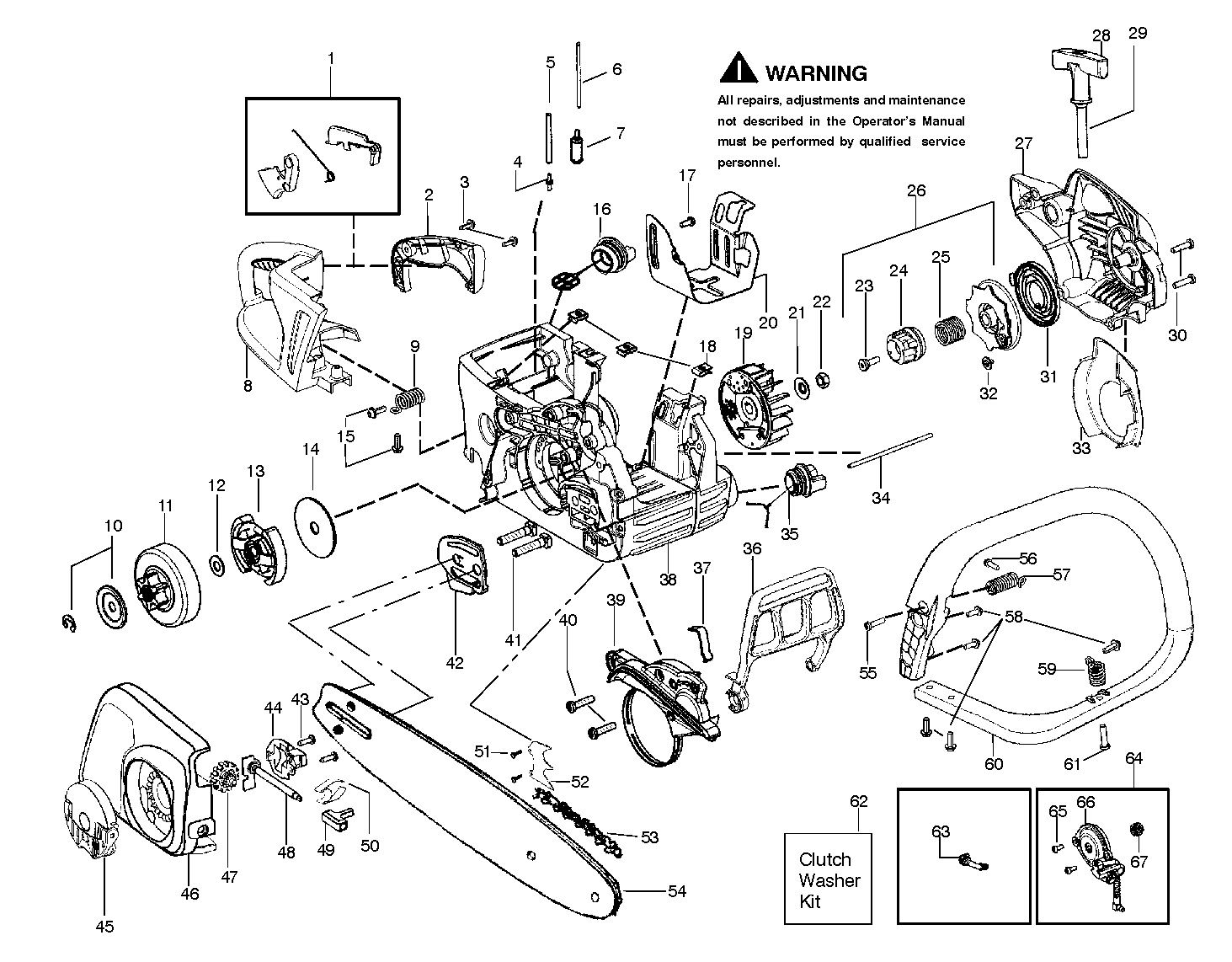 Инструкции по эксплуатации и деталировки всех бензопил