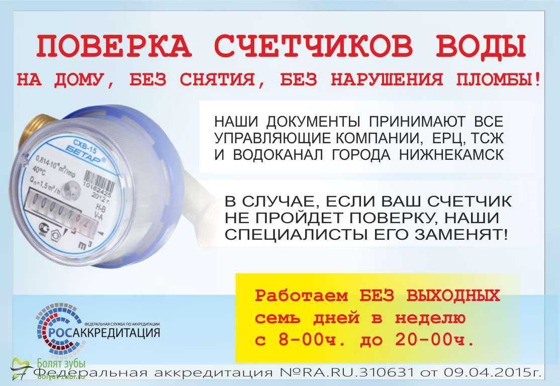Периодичность и сроки поверки счетчиков воды в 2023 году по закону и нормативам