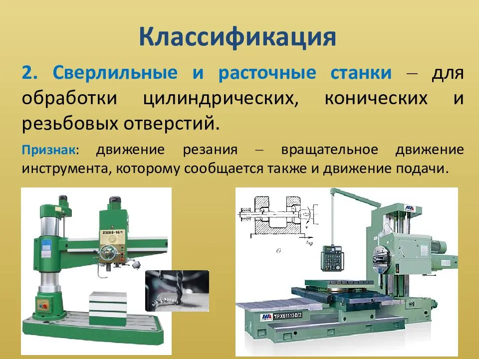 Сверлильные и расточные станки