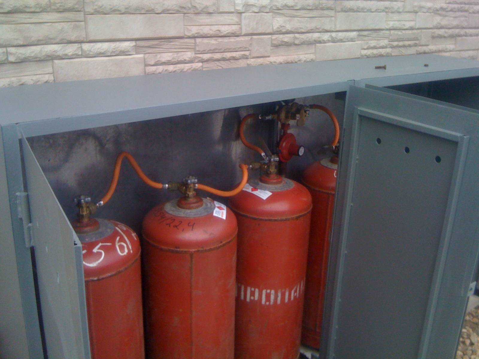 Отопление дачи газовыми баллонами