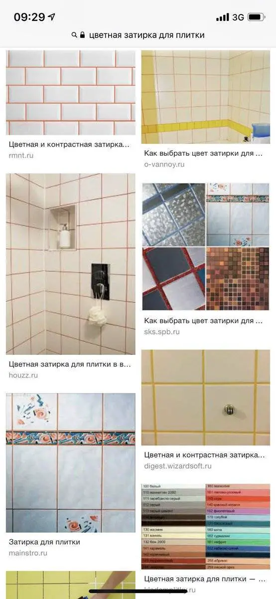 Затирка для плитки в ванной какую выбрать по цвету (белая, серая, чёрная)