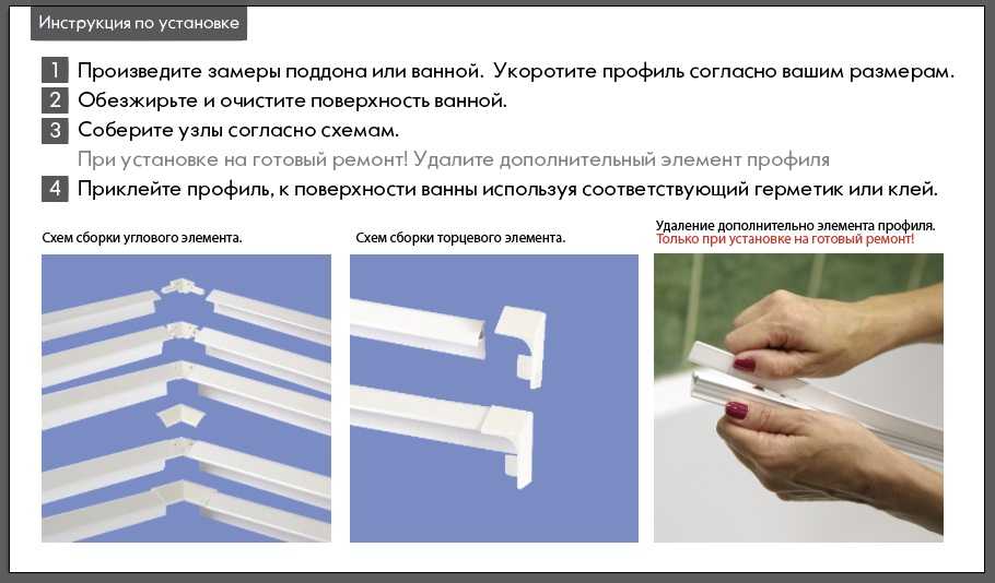 Как выбрать уголок для ванны и какой бордюр прослужит дольше, пластиковый или керамический