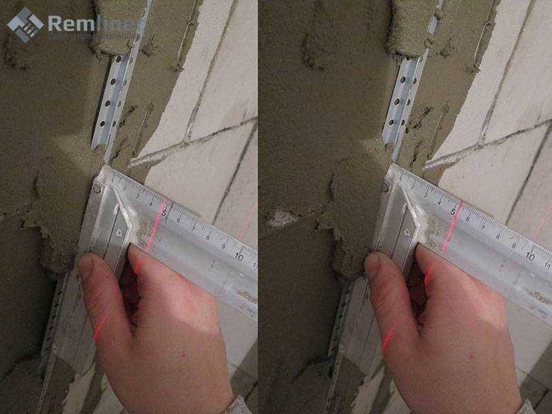 Штукатурка углов стен