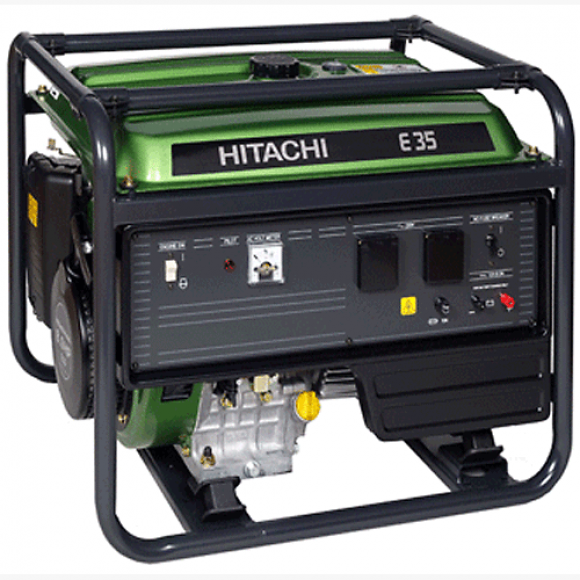 Портативный бензиновый  генератор hitachi e57 мощностью 5.7 квт.