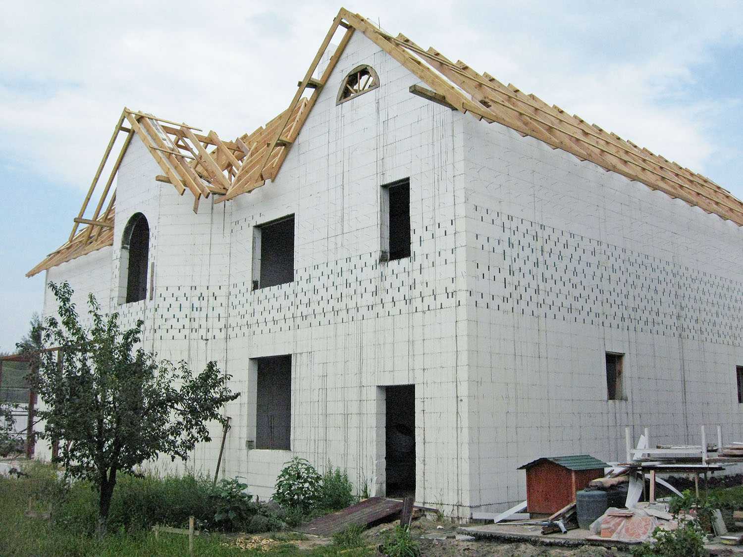 Как я строил дом из несъемной опалубки