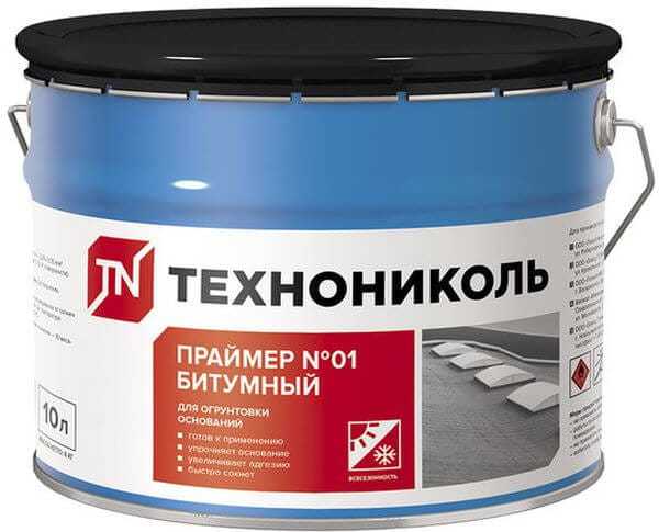Битумный праймер технониколь 01: технические характеристики, особенности и нормы расхода