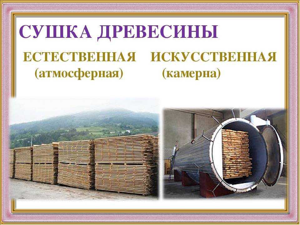 Способы сушки древесины на производстве и в домашних условиях