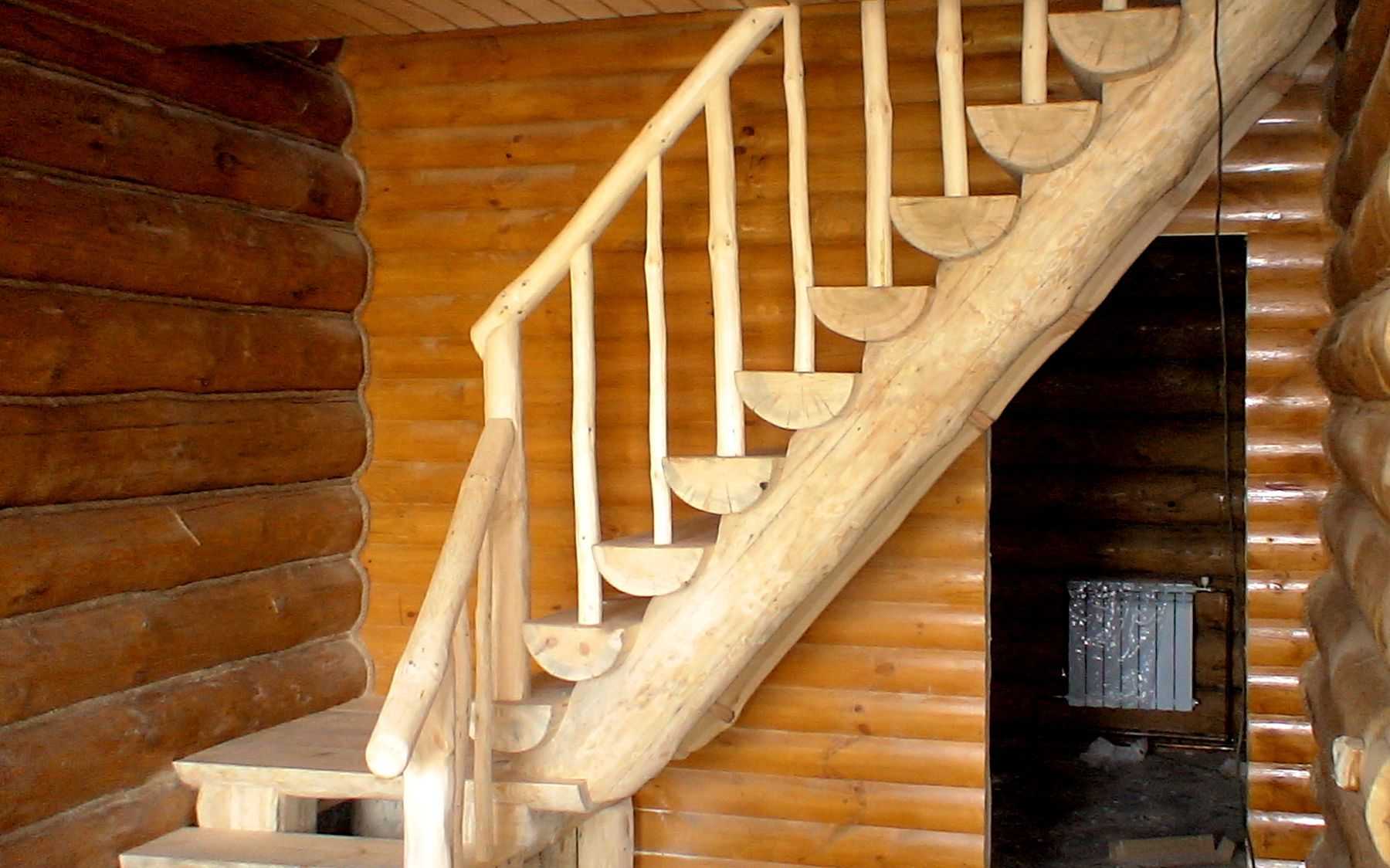 Деревянная лестница своими руками: фото, видео изготовления