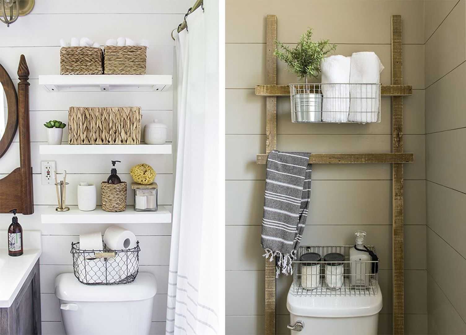 Полки для ванной комнаты: советы по выбору, примеры размещения и дизайна с фото